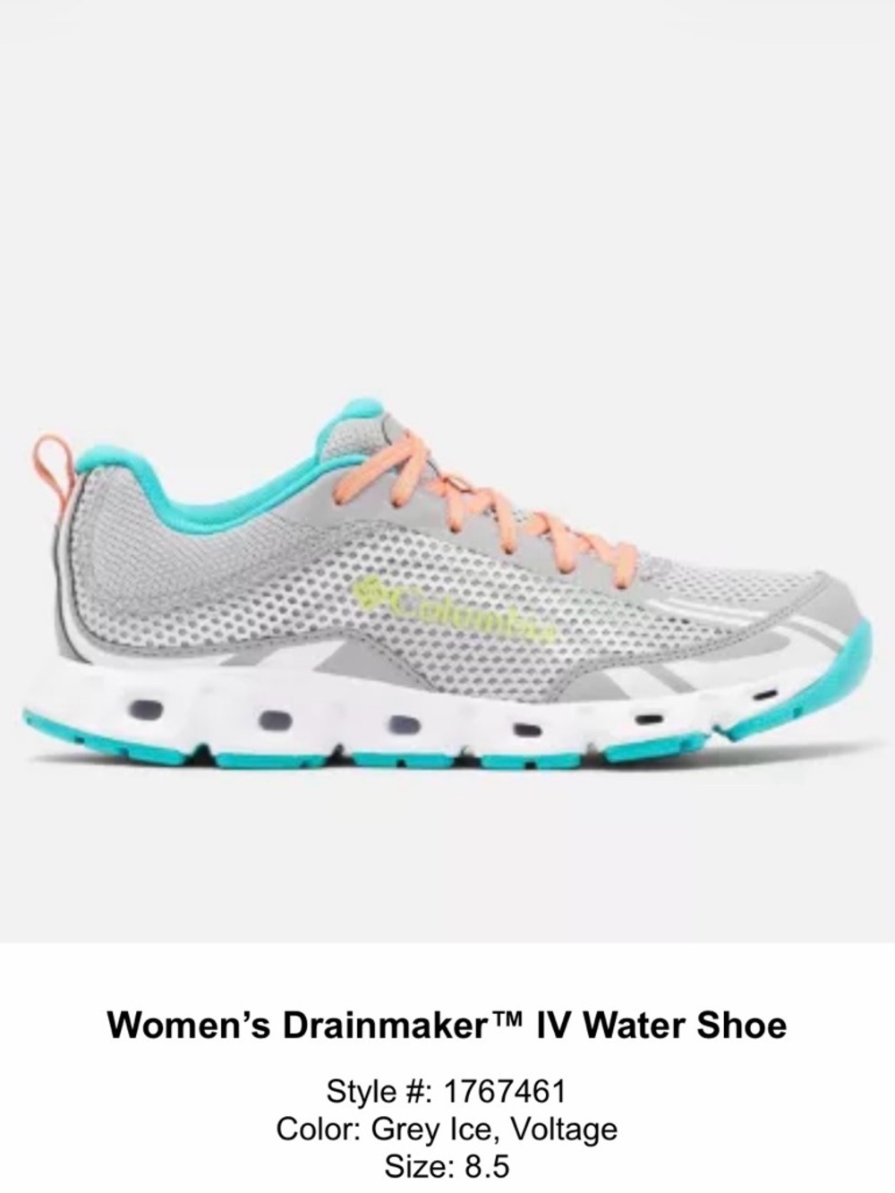 Columbia Women’s NWOT  Drainmaker IV Water Shoe size 8.5